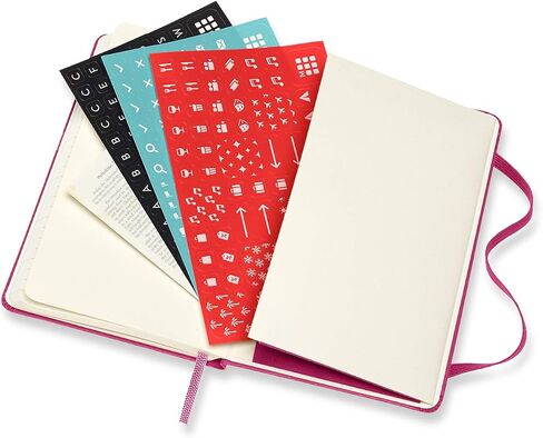 Moleskine 18 Month 2020-2021 Weekly Planner, Hard Cover, Pocket (3.5" x 5.5") Bougainvillea Pink in Saudi Arabia