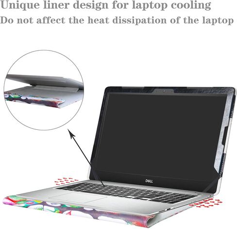 غطاء حماية Alapmk لجهاز Dell Inspiron 15.6 بوصة 15 5570 5575 5566 5555 5559 5558 5557 كمبيوتر محمول (تحذير: غير مناسب للطراز 5578 5568 5579 5584 5593 5594)، Galaxy in Kuwait
