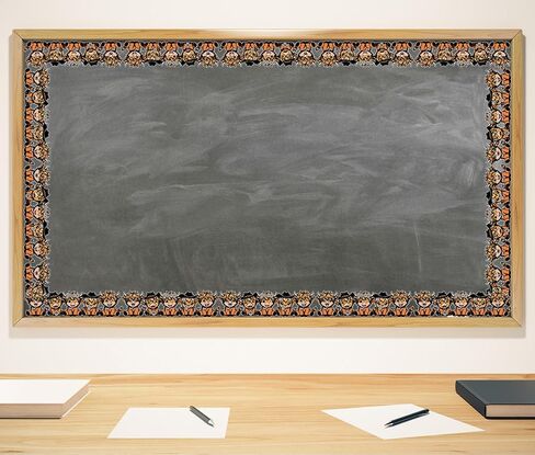 Whaline 32.8Ft Cartoon Highland Cow Bulletin Board Border Brown Cow Flower Die Cut Trim Border Roll for Classroom Home Party Supplies in Saudi Arabia