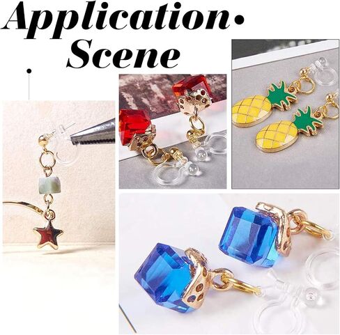 UNICRAFTALE About 30pcs 3 Styles Clip-on Earring Component 304 Stainless Steel Findings Golden & Stainless Steel Color Clip-on Earring with Loop for DIY Earring Jewelry Making in Saudi Arabia