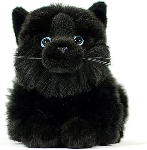 Tiny Heart Simulation British Short cat Plush Toys, 11.02inch Cute British Short cat Stuffed Animal Plush Toys for Kids Boys and Girls Kawaii Birthday Gifts, Room Decoration in Saudi Arabia