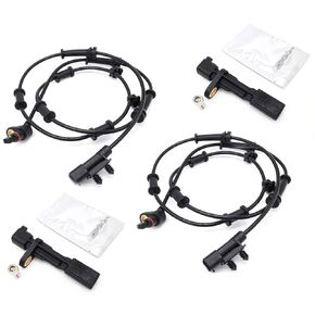 KARPAL Front and Rear and Left and Right ABS Wheel Speed Sensor Compatible with 2007-2016 Jeep Wrangler (Pack of 4)