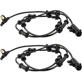 2PCS ABS Wheel Speed Sensor Front Left&Right for (2007-2017) Jeep Wrangler/ (2018) Jeep Wrangler ALS1918 68003281AA 68003281AB