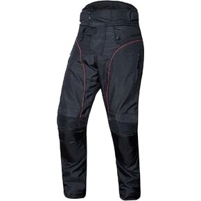 Motorcycle Waterproof Riding OverPants Black with Removable CE Armor PT1