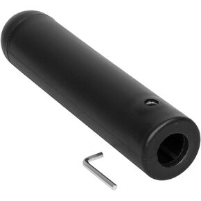 SERIOUS STEEL FITNESS Nylon Olympic Adapter Sleeve 8" - Convert 1" Bars or Posts to 2" Olympic Bars or Posts. Includes Removeable end Cap for Longer Posts.