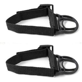 2PCS Roll Bar Coat Hanger Clothes Hook for Jeep Wrangler CJ YJ TJ LJ JK JKU JL JLU JT Sports Sahara Freedom Rubicon & Unlimited X 2/4 Door (Black)