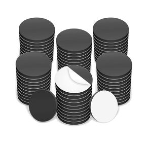 Adhesive Magnetic Discs - Round Magnetic Discs with Adhesive Backing - Magnetic Adhesive Dots Great for Crafts! Magnetic Discs are Great to use at Home, Office, School & More!(2 inch, 50 Pieces)