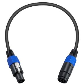 Poyiccot Speakon Extension Cables 6ft, 18AWG Speakon to Speakon Cable, Speakon Male to Female Wire DJ PA Stage Audio Jack Speaker Cable for Loudspeaker Amplifier Copper Cord with Twist Lock