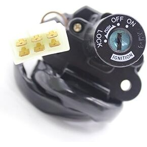 FXCNC Racing Motorcycle 6-holes 7-Wire Ignition Switch Lock With Keys Compatible with Ninja 250R,ZX-9R (ZX900R) 1994-1996,ZX6R (ZX600G1) (600cc) 1998