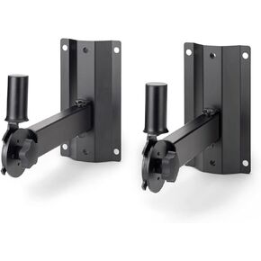 On Stage SS7322B Adj Wall Mount Spkr Bracket, Pair