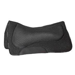 Acavallo 3D Spacer and Memory Foam Western Saddle Pad, One Size, Black, Horse Equipment Accessories in Kuwait