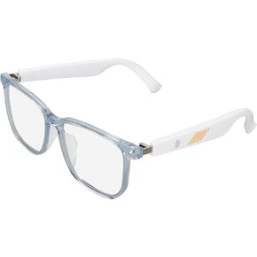 IP65 Bluetooth Glasses, UV400 Anti Blue Light Smart Glasses Built in Microphone Half Open Headphones Anti UV Audio Glasses with Bluetooth Connectivity for Working Traveling