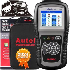 Autel MaxiLink ML519 OBD2 Code Reader [Same with AutoLink AL519], Enhanced Mode 6 Fault Code Reader, Turn Off Check Engine Light (MIL), Clear Codes, One-Click Smog Check, Upgraded Ver. of AL319