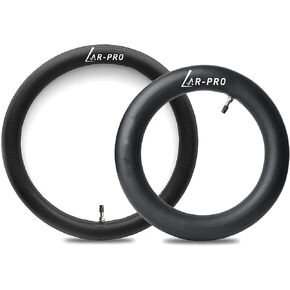 (2-Pack) 2.75-17 (70/100-17) Front and 3.00-14 (90/100-14) Rear Inner Tube for Dirt Bike Tires - Compatible with Honda Trail, Baja Motorsports, 110cc, 125cc, and 140cc Off-Road Bikes and More