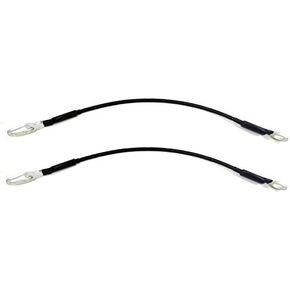 PT Auto Warehouse TC-CH002-P - Tailgate Lift Support Cable, 17" - Left/Right Pair, Replaces # 55174826AC, 55174826AB, 55174827AC, 55174827AB