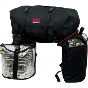 TrailMax Large Saddlebags for Trail Riding; Insulated Saddle Bags for Horses; Saddle Bags with Detachable Cantle Bag; Saddle Bag & Cantle Bag Set; Saddle Bags for Western & Endurance Saddles