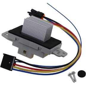 HVAC Blower Motor Control Module Resistor 15-81773 Compatible with Chevy Trailblazer Silverado Tahoe Suburban GMC Envoy Sierra Yukon with AUTO A/C Controls