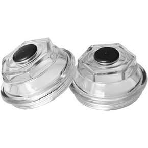 Oil Bath Dust Caps, K71-704-00,Compatible with Dexter 9k-10K 8-415 430 General Duty Axles Built After July 2009, for Dexter 9K 10K 3.5" Threads Trailer Axle Plastic Cover 21-88 Oil Caps,2PCS