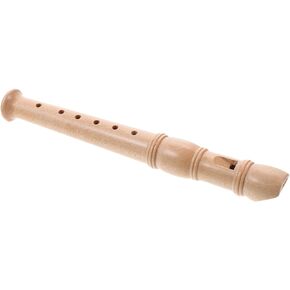 SUPVOX Wooden Children's Clarionet Wooden Flute Kids Instruments Kids Flute Educational Instrument Wind Instrument Recorder Kids Flute Wood Clarinet for Children Music 6 Hole Clarinet