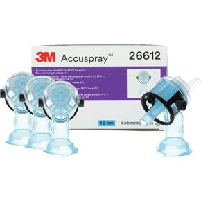 3M Accuspray Paint Spray Gun Nozzle Refills for PPS 2.0, 26620, 2 mm, Red, Use with PPS 2.0 Spray Gun System for Like-New Paint Spray Performance, 4 Pack