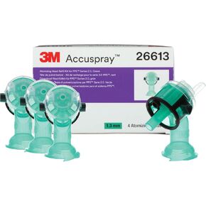 3M Accuspray Paint Spray Gun Nozzle Refills for PPS 2.0, 26620, 2 mm, Red, Use with PPS 2.0 Spray Gun System for Like-New Paint Spray Performance, 4 Pack