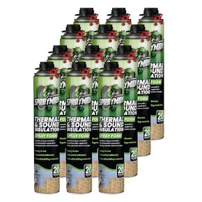 Spray Foam Gun Cleaner - Expanding Polyurethane Foam and Insulation Sealant Remover Dissolves Spray PU Foam | No Foam Gun | 1 Pack Can 12.3 Oz.