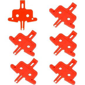 6PCS Bicycle Brake Pads Spacer Hydraulic Disc Brake Pads Spacer Hydraulic Bike Brake Pad Spreader Cycling Repair Instert Tools for MTB, Road Bike