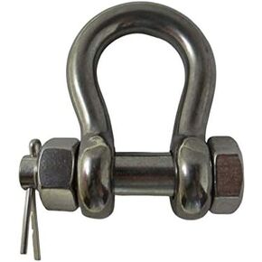 Marine Grade Stainless Steel (316) Anchor Shackle with Oversized Bolt Pin Forged US Type