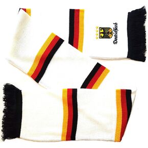 Germany Deutschland Embroidered Fashion Knit Bar Scarf
