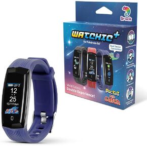 Brook Pocket Auto Catch Watchic Plus - Dual Accounts Auto Catcher, IPX7 Waterproof, 0.96 inch Color Display, for Pocket Monster go Catcher Accessory (Black)