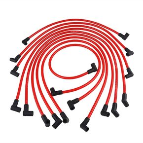 JDMON 10.5mm Spark Plug Wires Compatible with Chevy 350 400 327 307 383 SBC 454 366 396 402 409 427 496 502 572 632 BBC V8 Ignition Wires Blue
