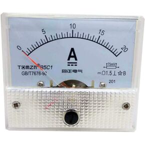 YXQ 0-200A Analog Current Panel 85C1-A Amp Ammeter Gauge Meter 1.5 Accuracy 75mV for Auto Circuit Measurement Tester (DC 200A)