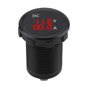 Dc Volt Amp Meter, DC 12V-24V LED Digital Voltmeter Ammeter Meter Voltage Tester Current Tester Gauge AMP Gauge Volt Meter Waterproof LED Digital Display Voltage Gauges for Car Motorcycle Boat