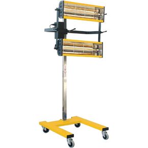 Solary Infrared Paint Baking Lamp, 2100W Short Wave Infrared Paint Heater Lamp, Car Bodywork Repair Paint Dryer, 1-60min Timing (Yellow)