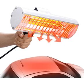 DATOUBOSS Infrared Paint Curing Dryer Short Wave Infrared Drying Lamp 1000W Handheld Infrared Light for Car Repair Paint DT-001 (110V)
