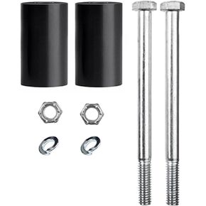 2" Rise Handlebar Risers Extension Compatible with Harley Davidson 1-1/4'' Handlebars Black Motorcycle Spacers Universal Motorcycle Accessories