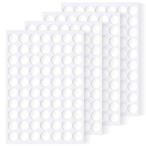 Surard Sticky Dots, Sticky Tack Poster Putty 1000 10mm/0.39", Double Sided Removable Clear Mounting Round Reusable Tacky Transparent Adhesive Putty Sticker Glue for Wall Hanging Pictures, Art Craft
