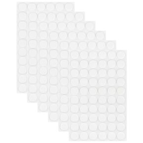 360Pcs Double Sided Tape Dots Clear Sticky Tack Adhesive Dots Tacky Putty Poster Tape Removable Non Marking Sticky Putty Sticky Tac for Wall Hanging Things Mounting Picture （10mm）