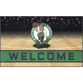 FANMATS 21941 Boston Celtics Crumb Rubber Outdoor Door Mat - 18in. x 30in.