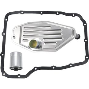 Transmission Oil Filter Kit Fits for 1999-UP Dodge Ram J-eep Chrysler 45RFE 545RFE 65RFE 66RFE 68RFE Transmission 4WD 4X4 Filter Kit Deep Pan Replaces# 5013470AC 5179267AC