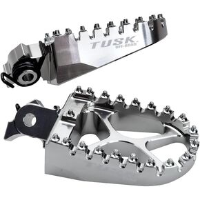 Tusk Billet Race Foot Pegs with Springs for Kawasaki KLR650 1987-2018,2022