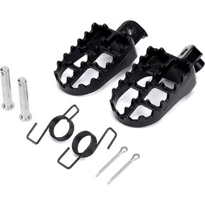 Dirt Bike Foot Pegs, Motorcycle Footpegs Pedals for 50CC 70CC 90CC 110CC 125CC Taotao PW50 PW80 TW200 XR50R CRF50 CRF70 CRF80 CRF100F Dirt Pit Bike