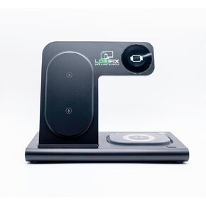 15W Fast Charge 3 in 1 Magnetic Wireless Travel Foldable Charging Station with Light for iPhone 15 Multiple Devices