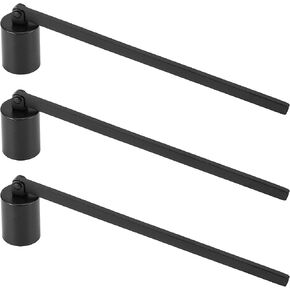 3 PCS Candle Snuffer, Stainless Steel Black Candle Extinguisher with Long Handle, Straight Tube Candlesnuffers Extinguish Candle Wicks for Tea Light Candles, 6.3 Inch in Kuwait
