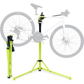 Bike Repair Stand (Max 132 lbs) - Foldable Bike Stand for Maintenance of Road Bike & Mountain Bike,Bicycle Repair Stand for E-bikes with Super-strong Tube,Height Adjustable Portable Bicycle