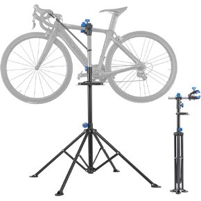 ROCKBROS Bike Repair Stand Bicycle Maintenance Rack Bike Stand for Maintenance Height Adjustable Foldable Bike Repair Mechanic Stand with Tool Tray for Mountain Road Bikes