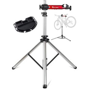 West Biking Bike Repair Stand(Max 85 Lbs) - Adjustable Foldable Bike Workstand With Quick Release,Bicycle Maintenance Rack Workstand For Home Mechanics,Tripod Base Park Tool Repair Stand