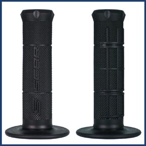 SCAR Single Density Half Waffle Soft Compound Motorcycle Hand Grips Motocross Dirtbike MX Enduro Supermoto Handlebar Grip