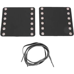 Handlebar Wraps, 2PCS Motorcycle Leather Handlebar Hand Grip Covers with Strap Motorcycle Heated Grip Pads Modification Accessories