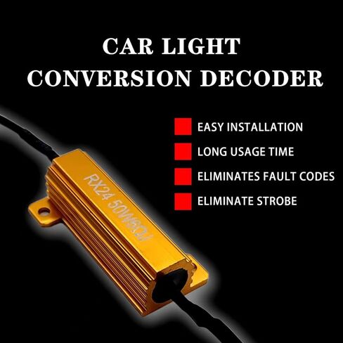 2 قطعة 50 واط 6 أوم LED مقاومات الحمل + 4 قطعة T-clamp مشبك سلك سريع لإصلاح لمبة فرط فلاش بدوره إشارة ضوء لمبة وميض سريع رمز الخطأ تحذير إلغاء التتابع تسخير محول in Saudi Arabia